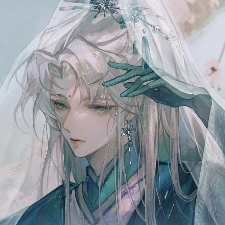 Chai-AI output sample showing an elegant character illustration in an ethereal anime art style.
