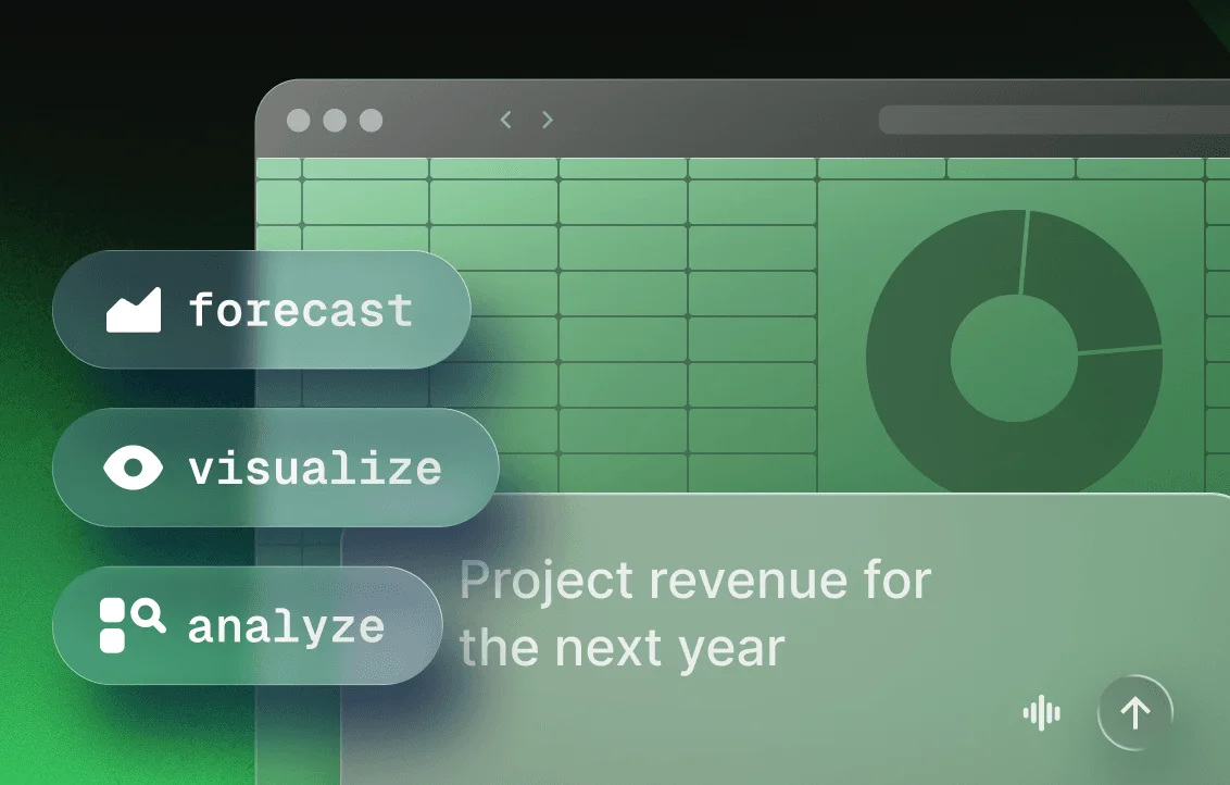 Mastra AI workspace showcasing data analysis, forecasting, and visualization features with a modern glassmorphism interface.