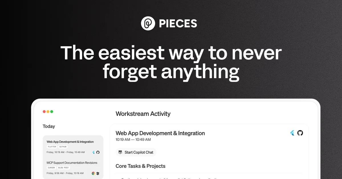 Pieces for Developers