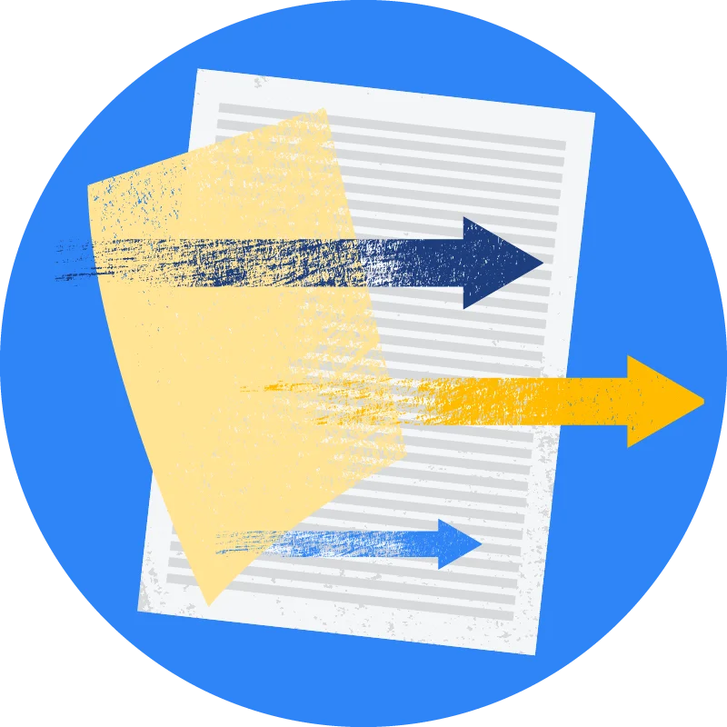 Semantic Scholar feature-deep-dive showing document analysis and information extraction with a vibrant illustrative graphic.
