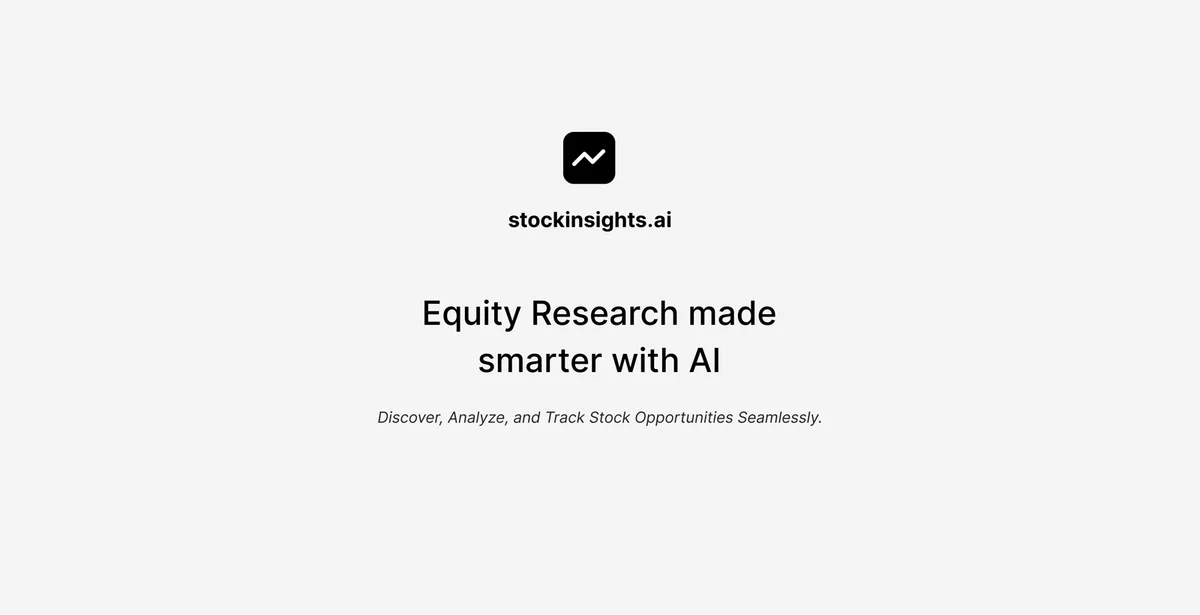 StockInsights AI